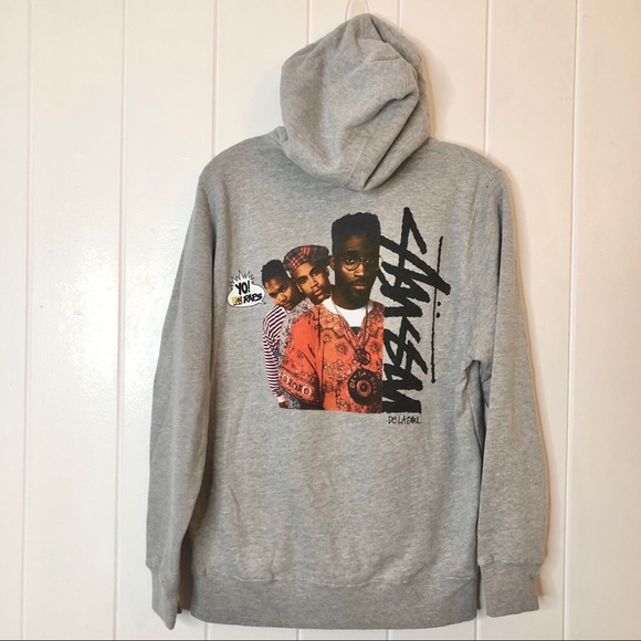 STUSSY RARE NWOT De la Soul Yo MTV Raps hoodie sm